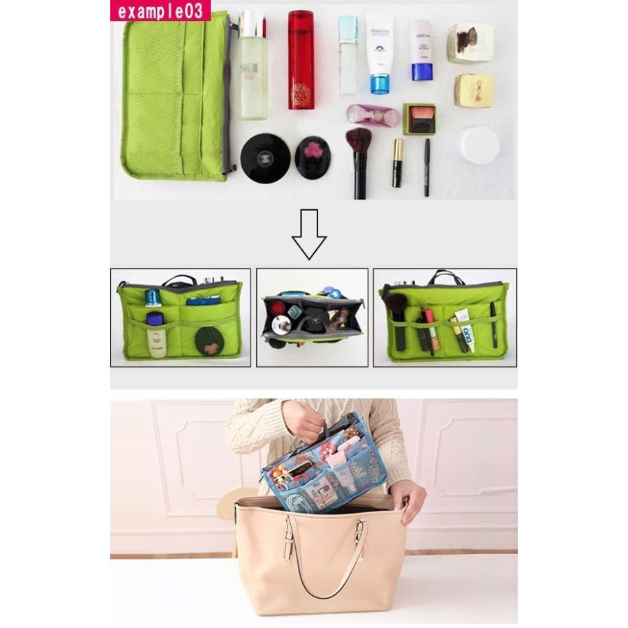 バッグインバッグトートバッグインナーバッグ トラベル用収納バッグ 旅行用グッズレディースミニバッグかばんの中に 翌日配達対応 |  | 16