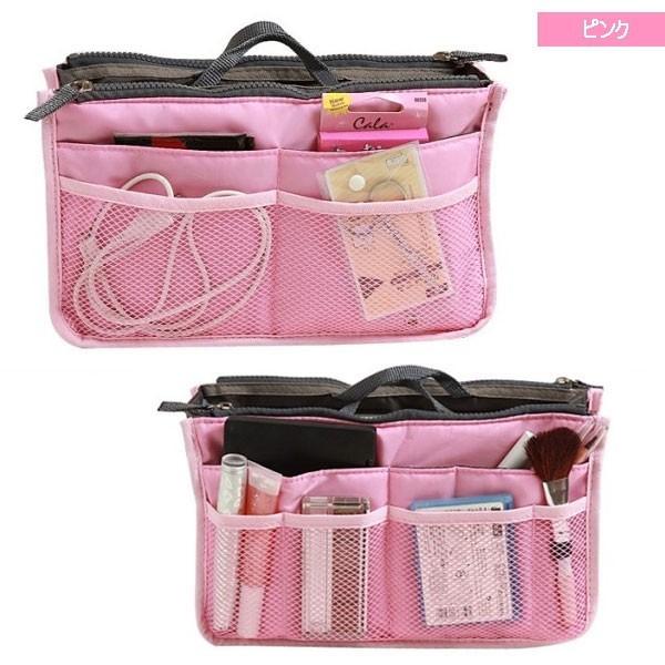 バッグインバッグトートバッグインナーバッグ トラベル用収納バッグ 旅行用グッズレディースミニバッグかばんの中に 翌日配達対応 |  | 04