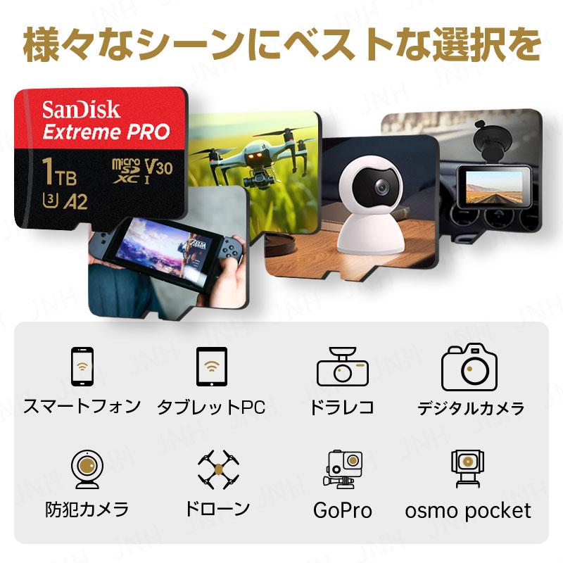 マイクロsdカード microSDXC 1TB SanDisk V30 A2 R:200MB/s W:140MB/s UHS-I U3 Class10 SDSQXCD-1T00-GN6MA海外パッケージ｜karin｜09