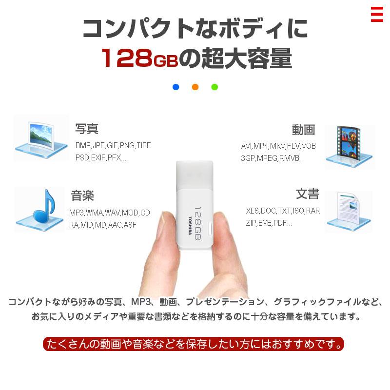Toshiba 東芝 Usbメモリー 128gb Usb2 0対応 海外パッケージ品 公式 Transmemory ネコポス対応