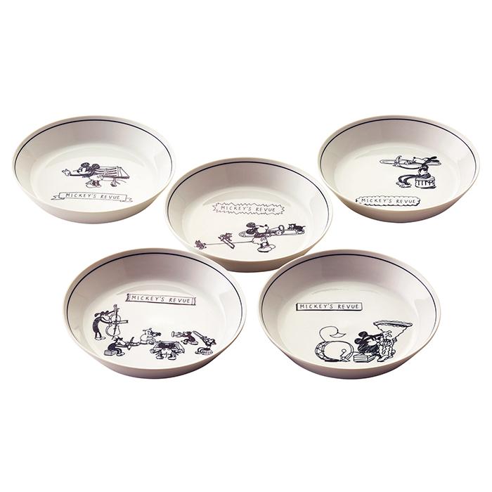 D Mf38 カレー皿セット 5p ディズニー 日本製 お皿 食器 電子レンジ対応 食洗機対応 箱入り オープニング