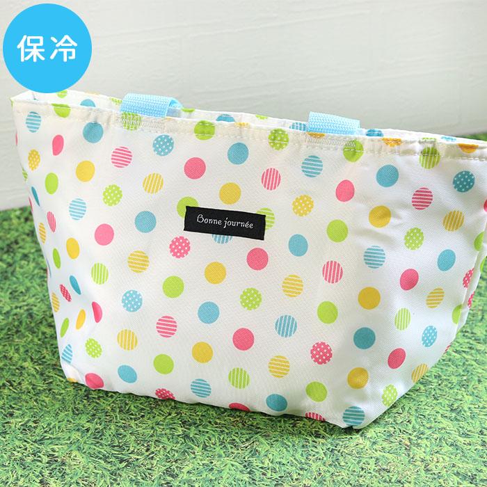 ランチバッグ 保冷バッグ お弁当 ランチバック 保冷ランチバッグ お弁当 バッグ お弁当袋 カラフルドット トルネ ランチトート So 3 曲げわっぱ弁当箱の漆器かりん本舗 通販 Yahoo ショッピング