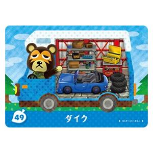 どうぶつの森 amiiboカード No.49 ダイク 【amiibo+】 : カリントウ