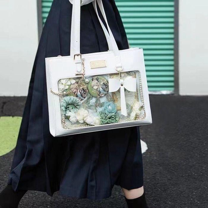 痛バ ショルダーバッグ a4 痛バッグ ぬいぐるみ 透明 バッグ 推し活