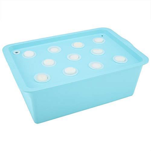 NITRIP 水耕栽培キット 10L 11穴水耕栽培システム 屋内栽培 水耕培養(110V-青) 