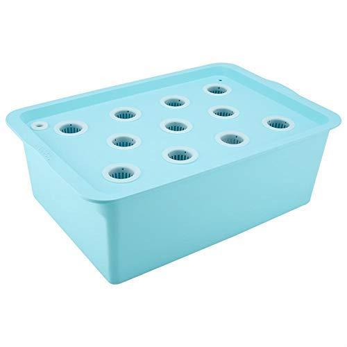NITRIP 水耕栽培キット 10L 11穴水耕栽培システム 屋内栽培 水耕培養(110V-青) 