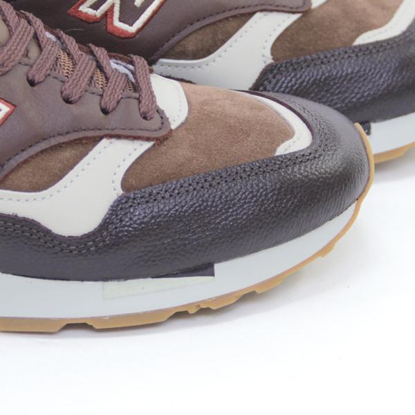 【メンズ】new balance(ニューバランス)M1500 GBI(BROWN)革張りの本が並ぶ英国紳士の本棚のような高級感のあるスニーカー。英国製。｜karly｜06