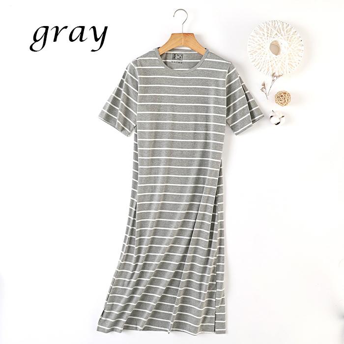ルームウェア 部屋着 ワンピース ボーダー マタニティにも ルームワンピース パジャマ 体型カバー 半袖 綿 Rr2 Pc9 Rr2 Karly Shop 通販 Yahoo ショッピング