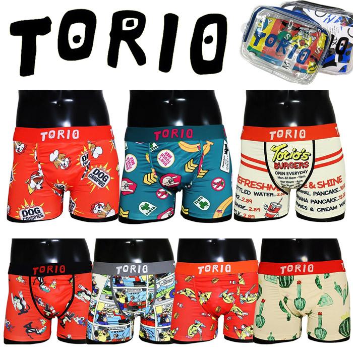 TORIO トリオ ボクサーパンツ メンズ アンダーウェア フロントポケット