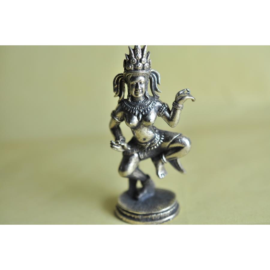 アプサラ 女神 ミニメタル仏像 【送料無料】C374 : KARMABAZARO - 通販