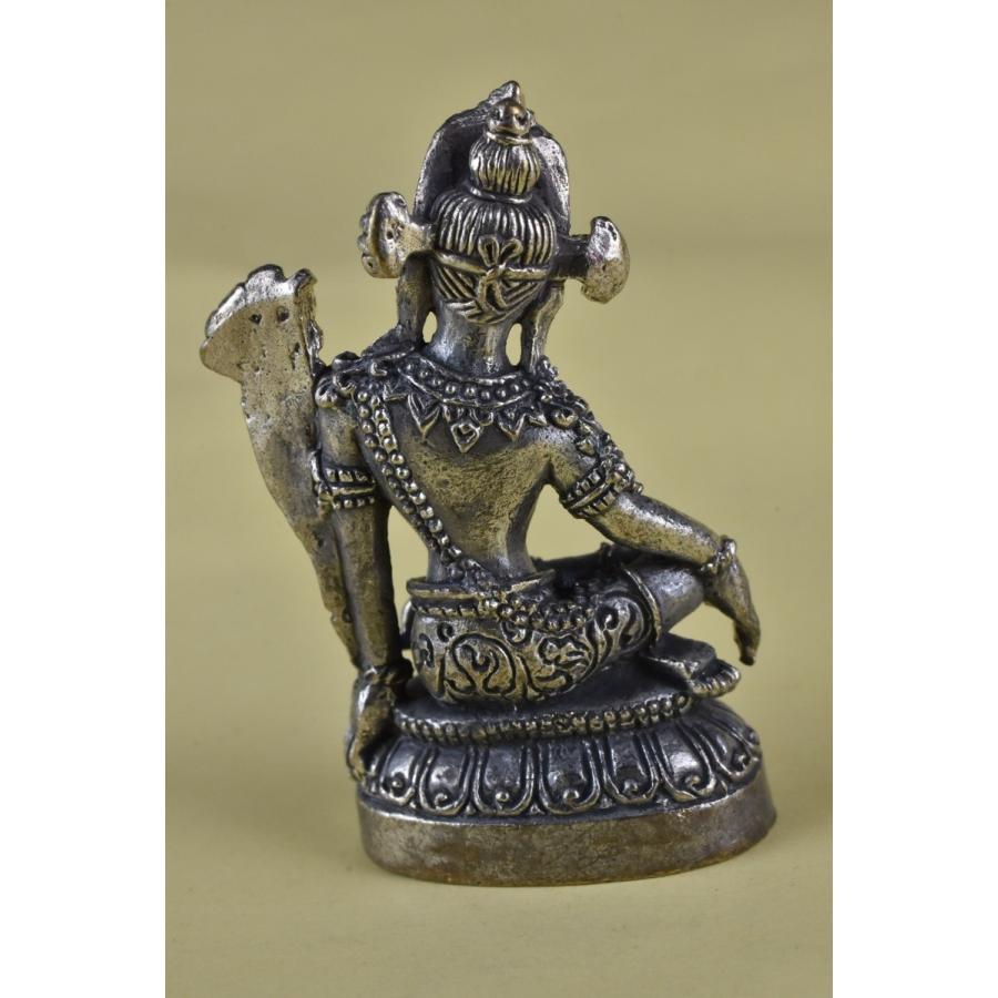 インドラ(帝釈天) ミニメタル仏像 【送料無料】B218 : KARMABAZARO