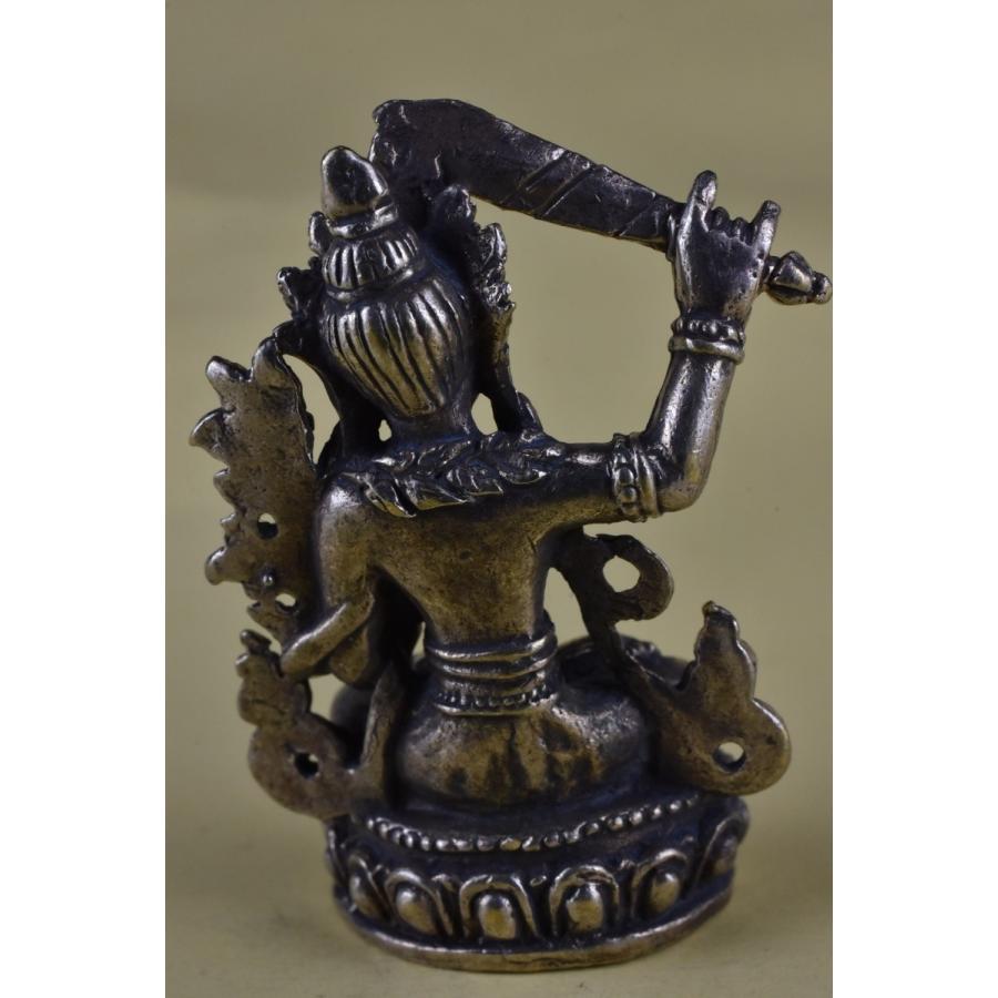 マンジュシャリ 文殊菩薩 ミニメタル仏像 送料無料 B210 Z19kiidr3t Karmabazaro 通販 Yahoo ショッピング