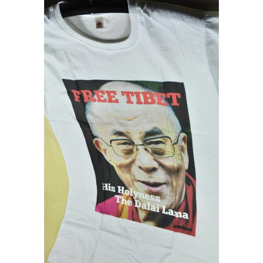 オリジナルTシャツ　フリーチベットTシャツ　ダライラマ猊下　FREE TIBET　KT001｜karmabazaro1｜04