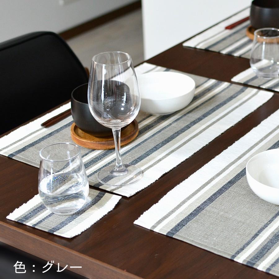 テーブルマット 8点セット ランチョンマット4枚 コースター4枚 インド綿100 ストライプ おしゃれ aa Karmie神谷寝具 通販 Yahoo ショッピング