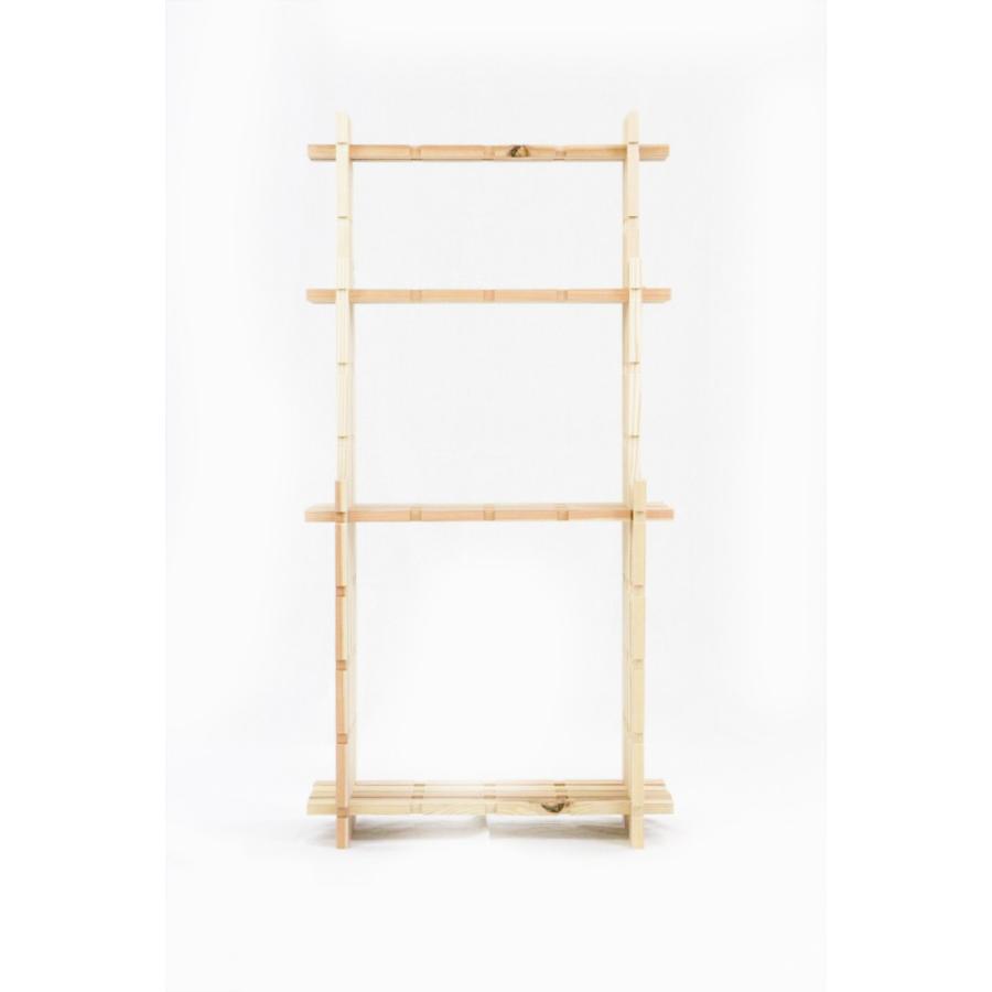 【木の組立家具・組手什ｋｕｄｅｊｕ】３段ラック |  | 03