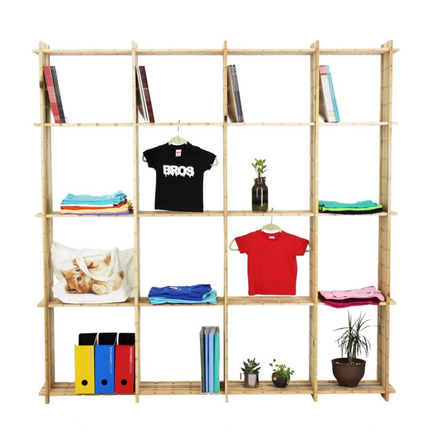 【木の組立家具・組手什ｋｕｄｅｊｕ】ベーシックラック | 