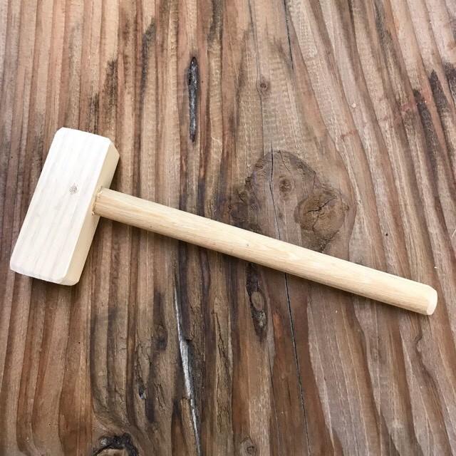 【木の組立家具・組手什ｋｕｄｅｊｕ】組手什ブロック（おもちゃの木づち） | 