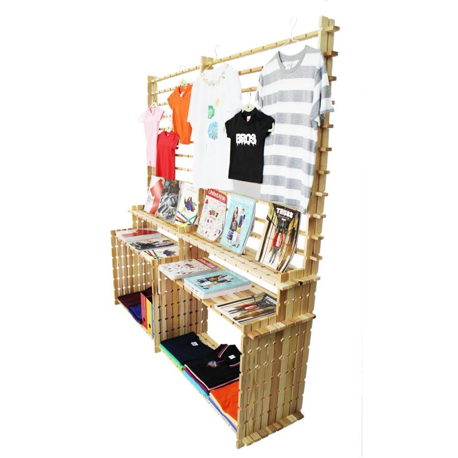 【木の組立家具・組手什ｋｕｄｅｊｕ】展示パーテーション | 