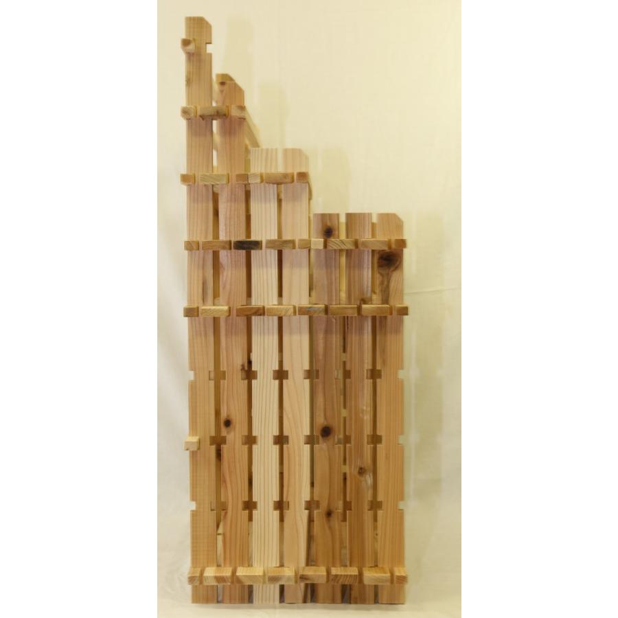 【木の組立家具・組手什ｋｕｄｅｊｕ】絵本ラック大（面取・組立済み） |  | 01