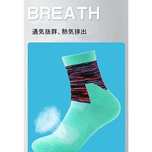 激安正規品 ゴルフ Mohsily Mohsily 靴下 メンズ スポーツソックス クルー 棉 厚手 夏用 冬用 おしゃれ 格好良い 抗菌消臭 バスケ ゴルフ 野球 サッカー フットサル Www Threeriversofs Com