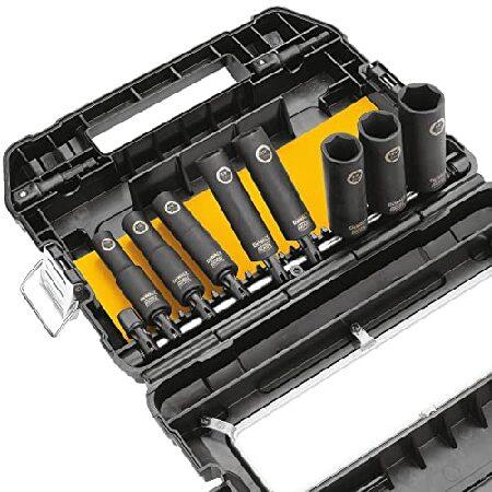 購入激安商品 DEWALT Juego de llaves de impacto， SAE， 1/2 pulgadas， 10 piezas (DW22812)