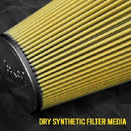 AIRAID　Cold　Air　Filter:　Compatible　Synthetic　1997-2003　FORD　(F150)　Horsepower,　Intake　Dry　by　with　Increased　System　K＆N:　AIR-401-115