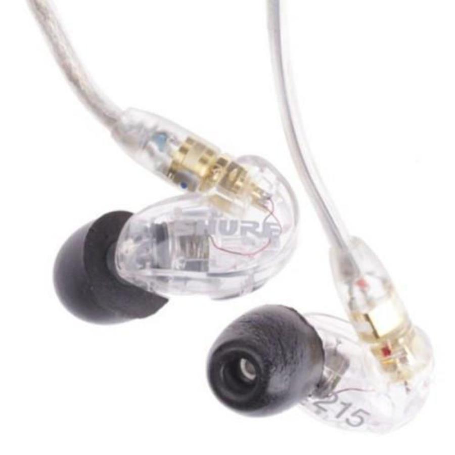SALE37%OFF Shure SE215-CL Sound Isolating In Ear Stereo Earphones (Clear) with 3 Pairs of Triple Flange Sleeves for Better Sound Isolation by Shure