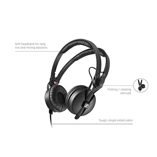 直販入荷 Sennheiser HD 25 Plus Professional DJ Headphone with Coiled ＆ Straight Cable by Sennheiser