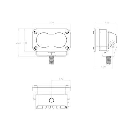 Baja　Designs　UTV　S2　スポーツペアドライビングコンボLEDライト