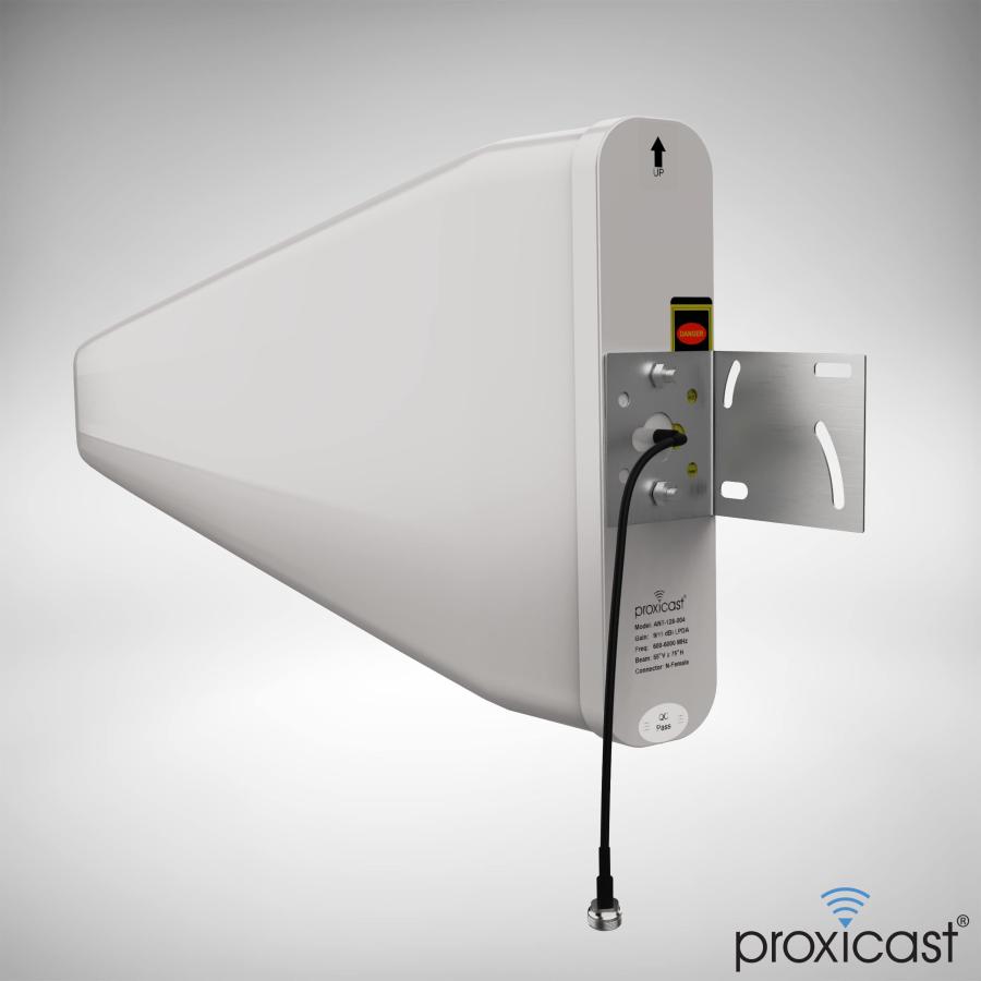 【お取り寄せ】 Proxicast 9/11 dBi ウルトラブロードバンド LPDA 高利得 3G / 4G / LTE/xLTE/Wi-Fi/公共安全帯 固定マウント 指向性アンテナ (698-960/1710-2700/4400-4900 MHz