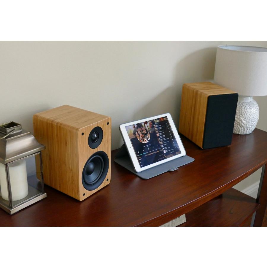 コンビニ受取対応商品 Peachtree Audio M24 Powered Speakers (Pair) (Real Bamboo)