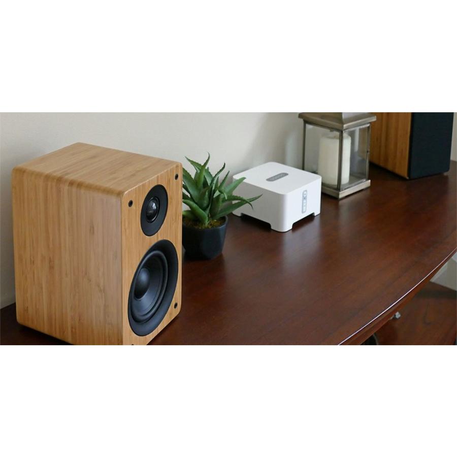 コンビニ受取対応商品 Peachtree Audio M24 Powered Speakers (Pair) (Real Bamboo)