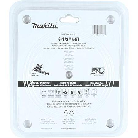 Makita　B-57342　6-1　56T　Cordless　Carbide-Tipped　Plunge　Blade　2&quot;　Saw