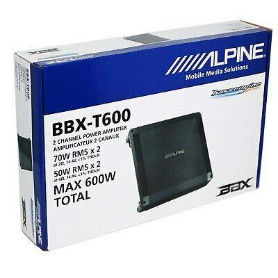 超高品質の販売 Alpine PK BBX-T600 BBXシリーズ 600W 2オーム 安定 2チャンネル クラスA/Bアンプ アンプキット付き