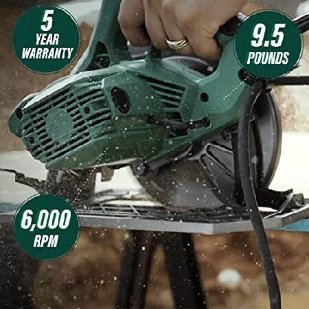 Metabo　HPT　7-1　4-Inch　24T　Framing　6,000　Saw　Bevel　15-Amp　Single　Integrated　Rpm,　Handed　Blower　Circular　Ad　Ripping　Motor　Blade　Premium　Dust　Kit