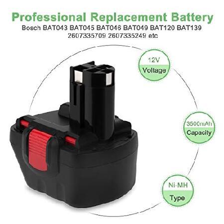 売れ筋新商品 Hanaix 12V 3.5 Ah Replacement Battery PSR 12 for Bosch BAT043 BAT045 BAT046 BAT049 BAT120 BAT139 2607335261 2607335274 2607335375 2607335415 260733545