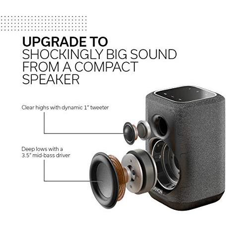 日産純正 Denon Home 150 Wireless Speaker | HEOS， Alexa Built-in， AirPlay 2， and Bluetooth | Compact Design | Black