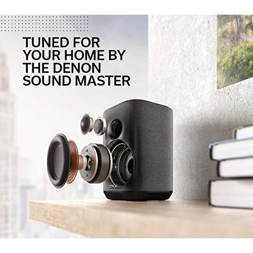 日産純正 Denon Home 150 Wireless Speaker | HEOS， Alexa Built-in， AirPlay 2， and Bluetooth | Compact Design | Black