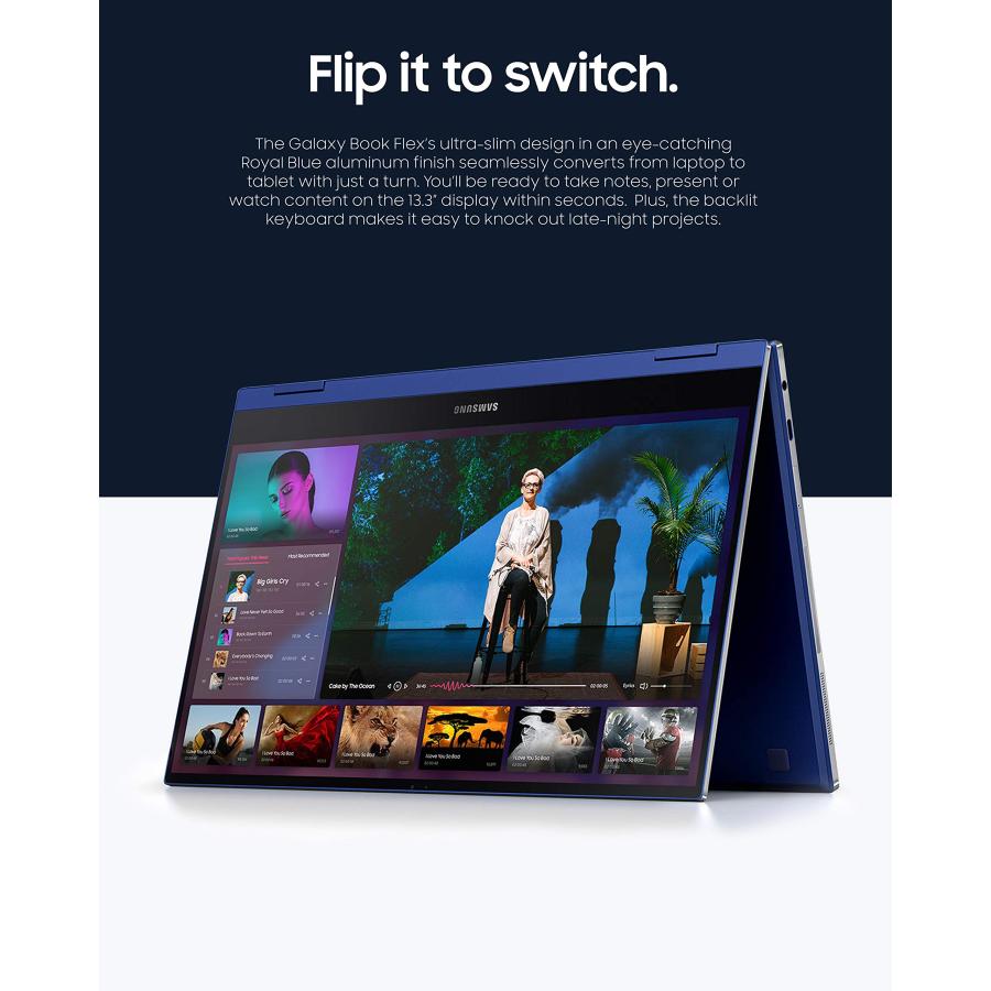 Samsung Galaxy Book Flex 13.3インチノートパソコン|QLED