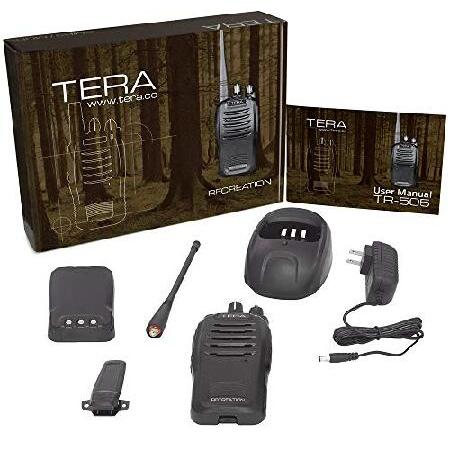 TERA TR-505 GMRS Recreational Handheld Radio Includes Battery and Desk Charger - 2