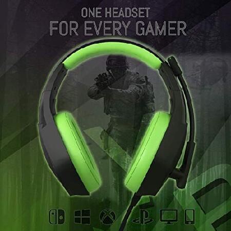 国内企業販売 Orzly Gaming Headset (Green) for PC and Gaming Consoles PS5， PS4， Xbox Series X | S， Xbox ONE， Nintendo Switch ＆ Google Stadia Stereo Sound with Nois