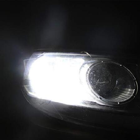 本物の Alla Lighting PG20/4 Base 12188NAC1 PSY24W LED Bulbs Car Front Turn Signal Lights Bulbs Replacement， 6500K Xenon White