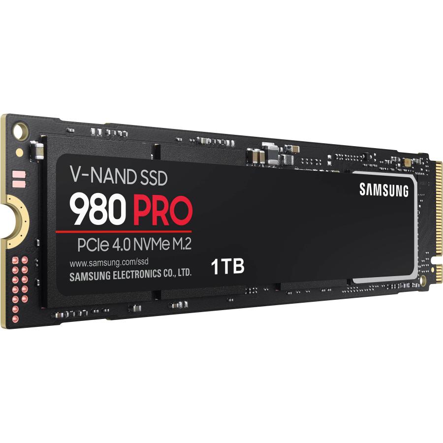 Samsung 980 PRO 1TB PCIe SSD - 7,000 MB/s 4.0 x 4 M.2 NVMe Gen4