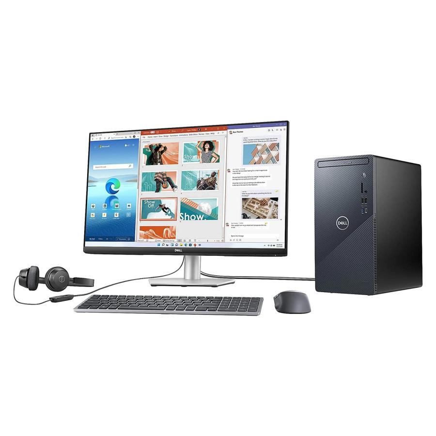 SALE|公式通販・直営店限定| Dell Inspiron 3910 Desktop， 12th Gen Intel Core i5-12400 Processor， 16GB DDR4 RAM， 2TB SSD， HDMI， DP， DVD-RW， Bluetooth， Wired Keyboard＆Mouse， Wi-Fi