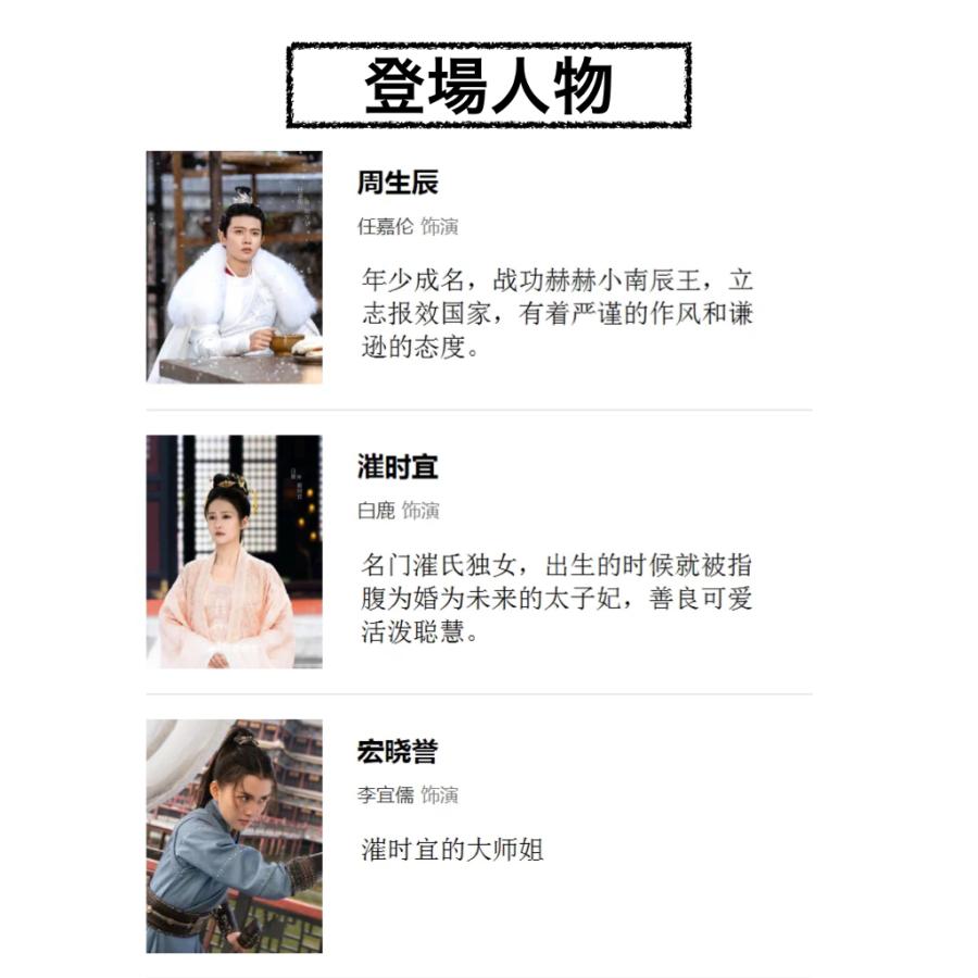 中国ドラマ「周生如故（邦題:美人骨〜前編:周生如故〜）」中国版