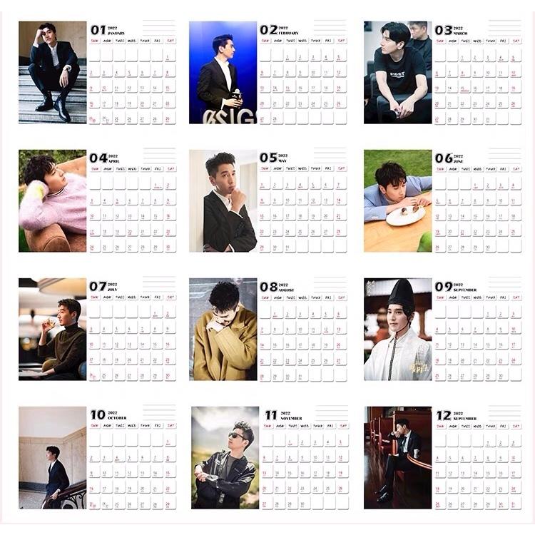 中国俳優マークチャオの卓上カレンダー22年 Calendar Zhaoyouting 華流グッズストア 通販 Yahoo ショッピング