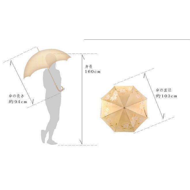 傘 レディース 長傘 絵おり 百合 白 槙田商店 日本製 Mk Eori Lily Wt 0 傘一番館 通販 Yahoo ショッピング