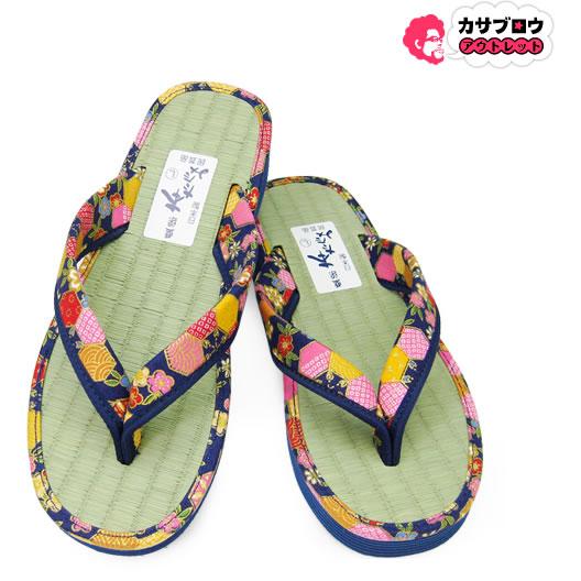 鼻緒付き 畳サンダル 草履 レディース たたみ 日本製 民芸品 福袋