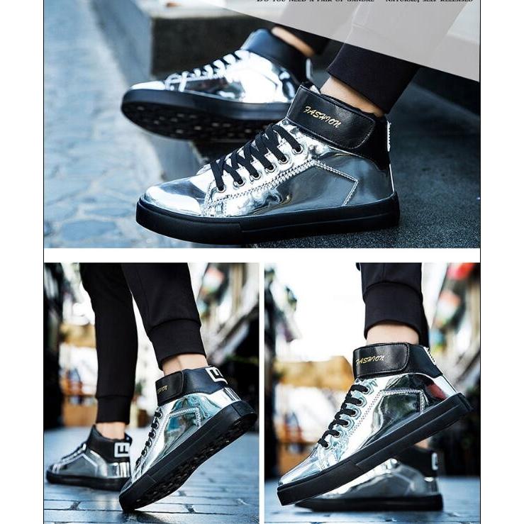 メンズ ハイカット スニーカー シューズ ストラップ オシャレ チェーン カジュアル 靴 くつ 男性 大きいサイズ おしゃれスニーカー Bg506 カサイ商社 通販 Yahoo ショッピング