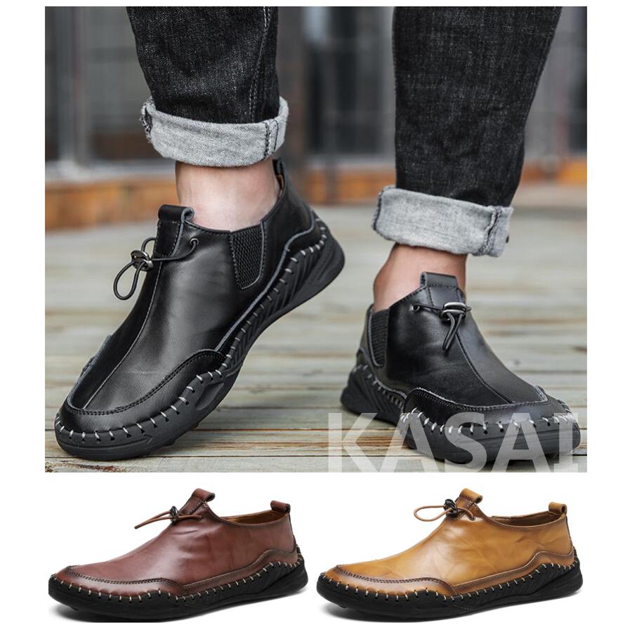 メンズ ドライビングシューズ レザー スリッポン おしゃれ 革靴 紳士靴 ウォーキングシューズ カジュアル 防滑 軽量 スニーカー 運転用 Bg5502 カサイ商社 通販 Yahoo ショッピング